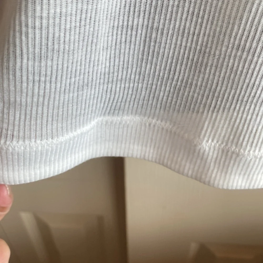 Free People Movement NWT White Crossback Strap Ribbed Top Size Small - Picture 7 of 11